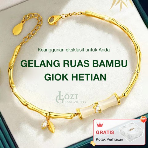 Gelang Segmen Bambu Giok Hetian