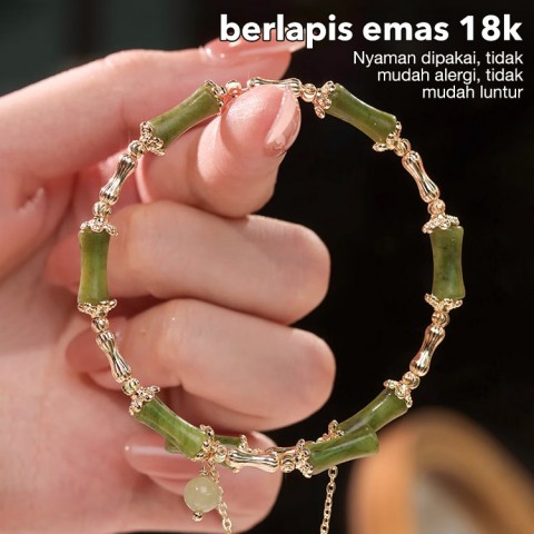 Gelang Bambu Giok Hetian