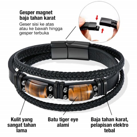 Gelang Kulit Mata Harimau