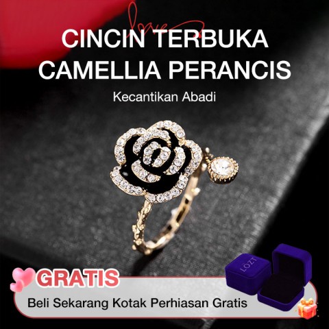 Cincin Terbuka Camellia Perancis