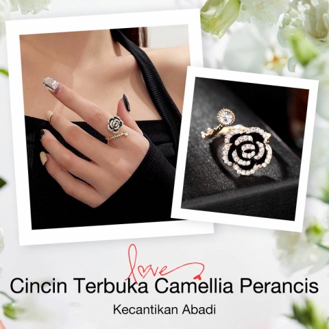 Cincin Terbuka Camellia Perancis