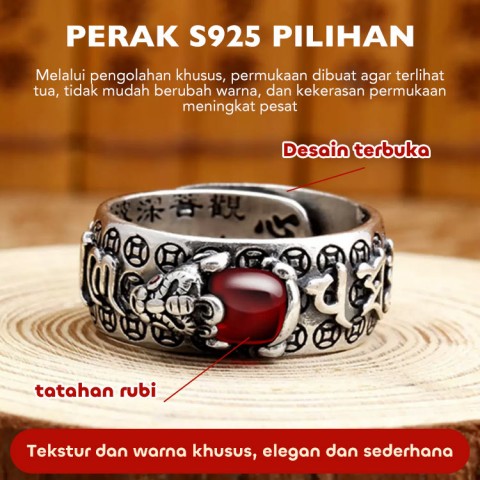 Cincin Ruby Pixiu