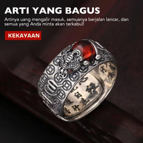 Cincin Ruby Pixiu