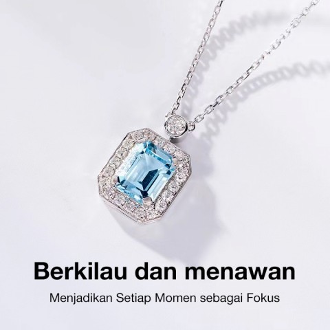 Kalung Berlian Biru