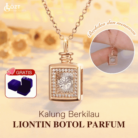 Kalung Liontin Botol Parfum Cerdas