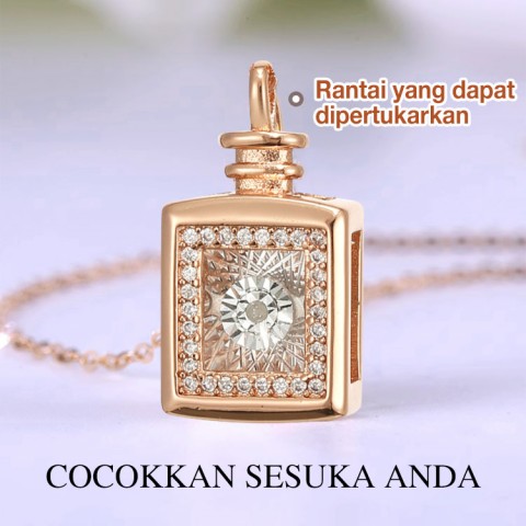 Kalung Liontin Botol Parfum Cerdas