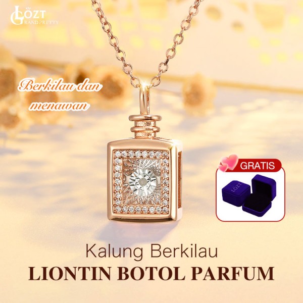 Kalung Liontin Botol Parfum Cerdas..