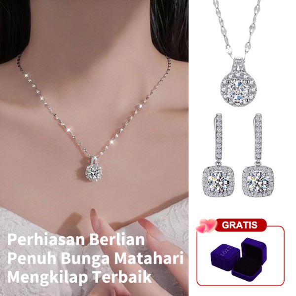 Kalung Berlian Penuh Bunga Matahari..