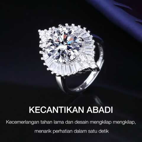 Set Perhiasan Moissanite Mata Jahat