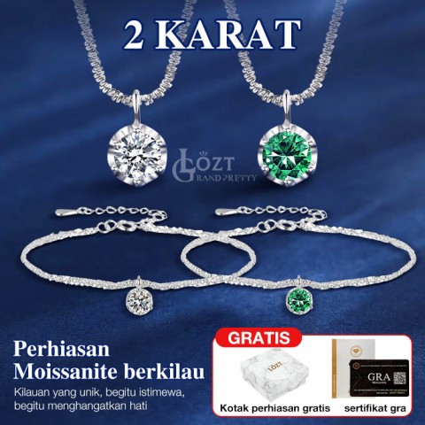 Perhiasan Moissanite berkilau