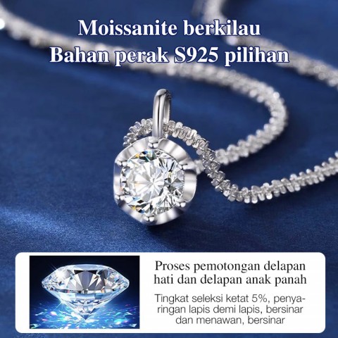 Perhiasan Moissanite berkilau